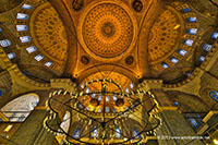 The Interior of New Mosque, Istanbul, Turkey